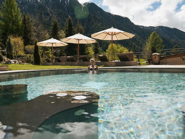 Water World with 7 Heated Pools and 1 Swimming Lake in Summer