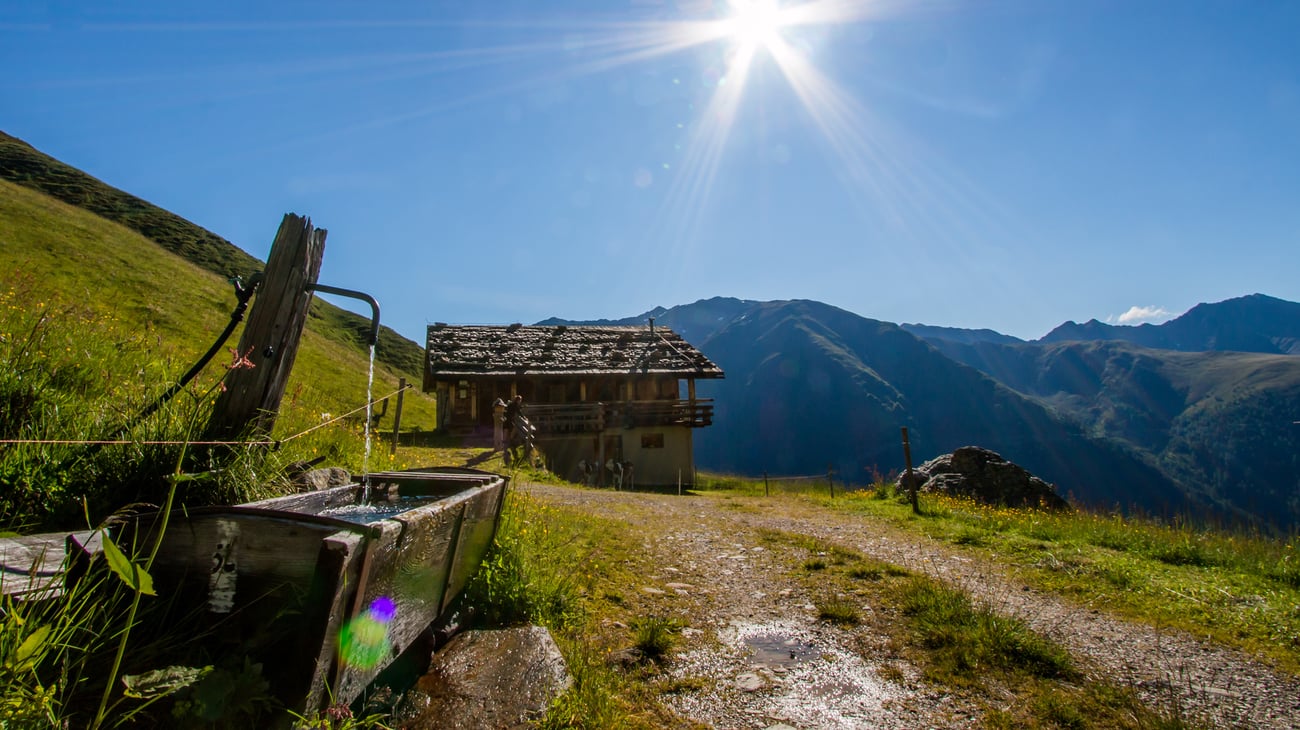 The valley of beautiful rustic refuges