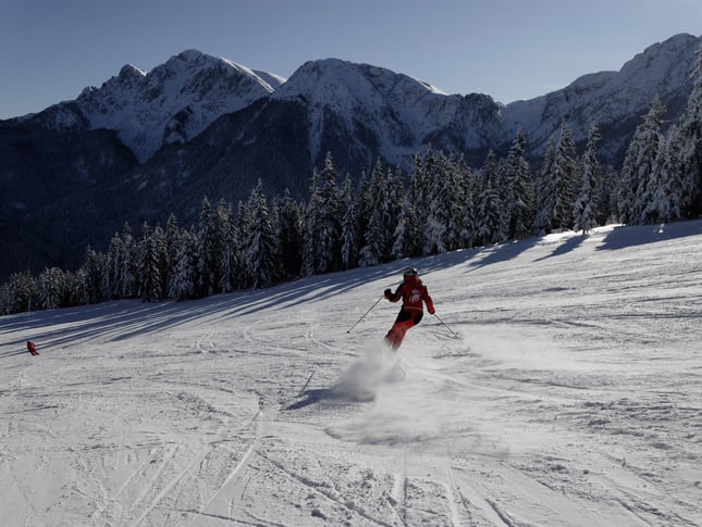Mittendrin in den Skigebieten