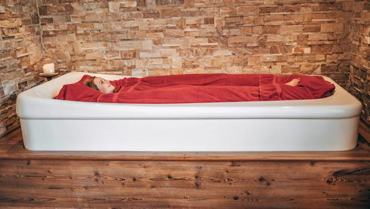 Evening primrose oil pack in the floating-bed